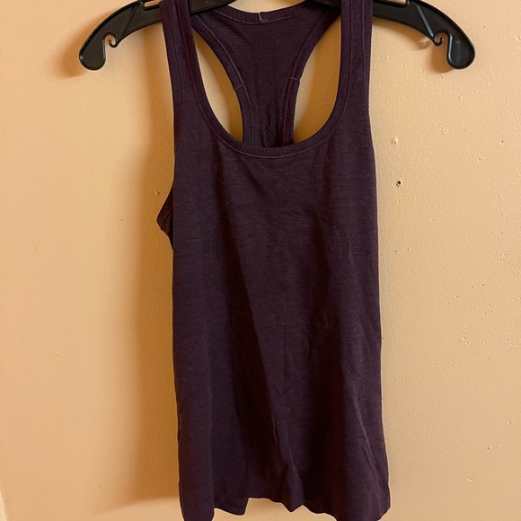 Lululemon Swiftly Speed Racerback Burgundy Size 6 - Picture 2 of 10